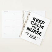 Grappige Verpleegster Blijf Kalm Vintage Gravure S Planner (Display)