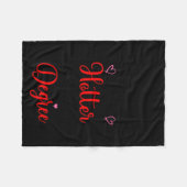 Grappige Verpleegster Bsn Heet Fleece Deken (Voorkant (Horizontaal))