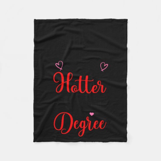 Grappige Verpleegster Bsn Heet Fleece Deken (Voorkant)