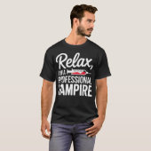 Grappige verpleegster flebotomist Bloedafname Tech T-shirt (Voorkant volledig)