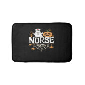 Grappige Verpleegster Halloween Ghost Design Essen Badmat (Voorkant)