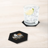 Grappige Verpleegster Halloween Ghost Design Essen Kartonnen Onderzetters (Insitu)