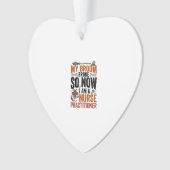 Grappige verpleegster heks Halloween ontwerp_1 Ornament (voorkant)
