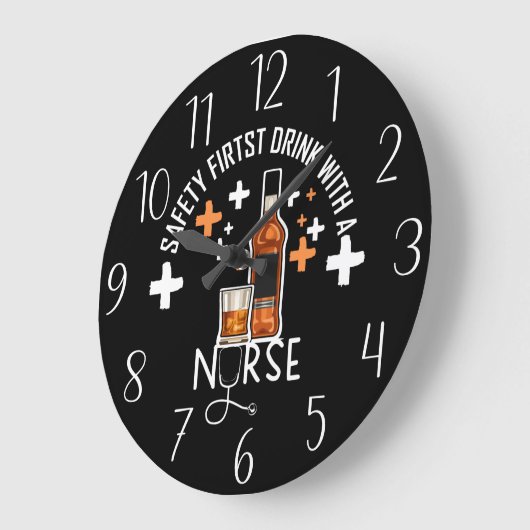 Grappige Verpleegster home bar woord kunst Grote Klok (Hoek)