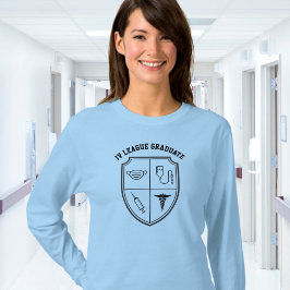 Grappige verpleegster I.V.-liga T-shirt