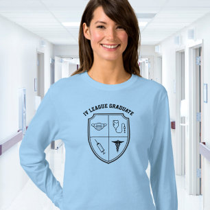 Grappige verpleegster I.V.-liga T-shirt