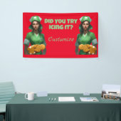 Grappige Verpleegster Icing It Thunder_Cove Spandoek (Beurs)