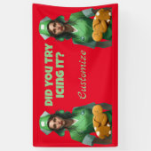 Grappige Verpleegster Icing It Thunder_Cove Spandoek (Verticaal)