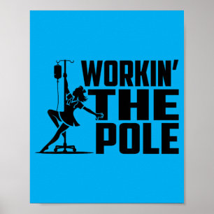 Grappige Verpleegster Icu Spoedeisende Hulp Poster