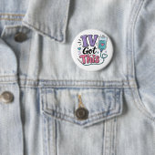 Grappige Verpleegster IV Ik Heb Deze Knop Ronde Button 5,7 Cm (In situ)