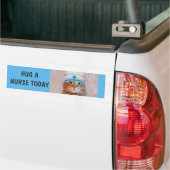 Grappige Verpleegster Kat Bumpersticker (Op Truck)