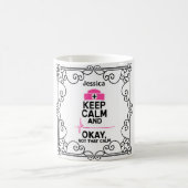 Grappige verpleegster mok - Blijf kalm niet FLATLI (Center)