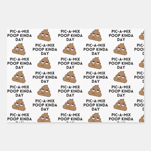 Grappige verpleegster poep inpakpapier vel (Voorkant 3)