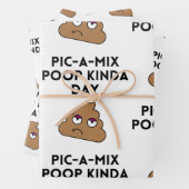 Grappige verpleegster poep inpakpapier vel (In situ)