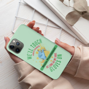 Grappige Verpleegster Practitioner Handschoen Aang Case-Mate iPhone Case