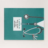 Grappige verpleegster puzzel (Horizontaal)