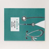 Grappige verpleegster puzzel legpuzzel (Horizontaal)