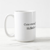 Grappige verpleegster quote mok (Links)