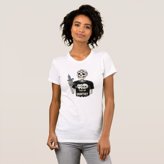 grappige verpleegster t-shirt (Voorkant volledig)