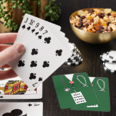 Grappige verpleegster vakantie cadeau pokerkaarten (Insitu)