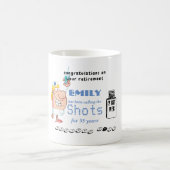 Grappige verpleegsters pensioen mok Gepersonalisee (Center)