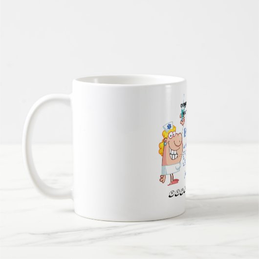 Grappige verpleegsters pensioen mok Gepersonalisee (Links)