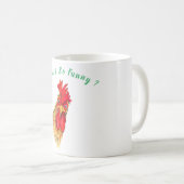 Grappige Verrassende Haan Mokken met Tekst (Voorkant rechts)