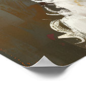 Grappige verrassende schapen grillige dierlijke ex poster (Hoek)