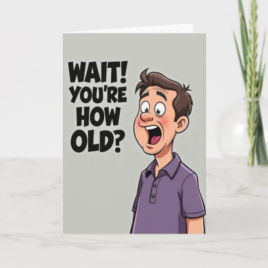 Grappige Verrassings Verjaardagskaart Kaart (Voorkant)