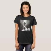 Grappige Verraste Bang Kat Selfie T-shirt (Voorkant volledig)