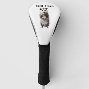 Grappige Verraste Geschokte Opossum Golfheadcover