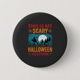 Grappige Verschrikkelijke Halloween Kostuum Kerkho Ronde Button 5,7 Cm