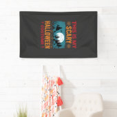 Grappige Verschrikkelijke Halloween Kostuum Kerkho Spandoek (Insitu)