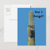 Grappige vertraagde verjaardagsgroet briefkaart (Voorkant / Achterkant)