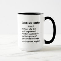 Grappige vervangende leraar definitie geschenken