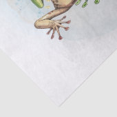 Grappige verwarde kikkers tissuepapier (Detail)