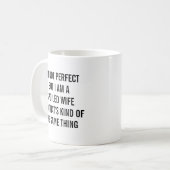Grappige Verwende Vrouw Koffiemok (Voorkant links)