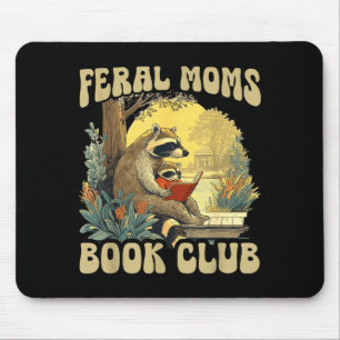 Grappige verwilderde moeders boekenclub muismat