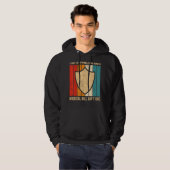 Grappige verzekeringsagent makelaar problemen medi hoodie (Voorkant volledig)