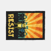 Grappige Verzets Portland Kikker Protest Fleece Deken (Voorkant (Horizontaal))
