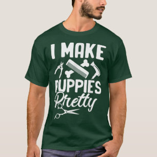 Grappige verzorging hond trimmer cadeau voor vrouw t-shirt