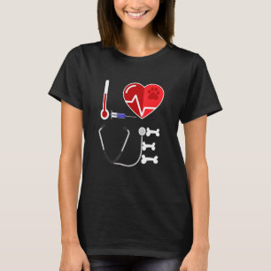 Grappige Vet Tech Dierenarts Waardering Gift Love T-shirt