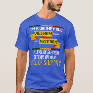 Grappige veteranen citeren Patriot Vietnam Veteran T-shirt