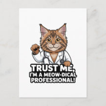 Grappige Veterinaire Kat Humor Illustratie