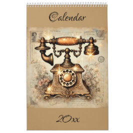Grappige Victoriaans steampunk Kalender