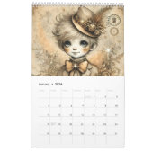 Grappige Victoriaans steampunk Kalender (Jan 2026)