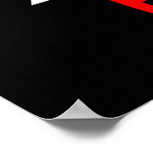 grappige video gamer woordkunst poster (Hoek)