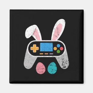 Grappige videogame Paashaas gamecontroller Ga Magneet