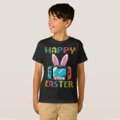 Grappige videogame Paashaas Gamecontroller Ga T-shirt (Voorkant volledig)