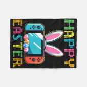 Grappige Videogame Pasen Bunny Gaming Controller G Fleece Deken (Voorkant (Horizontaal))